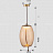 Подвесной светильник KNOT янтарный D фото 2