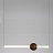 Серия подвесных светильников вытянутой цилиндрической формы с деревянными элементами CORNELL горизонталь фото 3