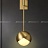 Серия настенных светильников с шарообразным плафоном и металлическим абажуром FLORIS WALL B фото 2