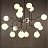 Люстра с плафонами-шарами BISTRO 12 плафонов МедныйДымчатый фото 9