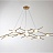 Минималистская светодиодная люстра в скандинавском стиле TRELLIS 12 плафонов Вертикаль фото 9