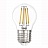 Светодиодная лампа FILLAMENT G45, E27 5Вт Теплый свет фото 2