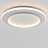 Потолочный светильник White Flying Saucer 45 см  Кольца фото 3