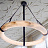 Подвесной светильник-круг Marble Belts 80 см  фото 10