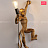 Настенный светильник Seletti Monkey Lamp Золотой B2 фото 8