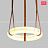 Подвесной светильник-круг Marble Belts 80 см  фото 24