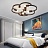 Минималистский потолочный светильник в американском стиле FAIRY 5 плафонов Черный A фото 11
