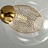 Минималистская потолочная люстра со стеклянными плафонами IGEN 8 плафонов Золотой Золотой фото 8