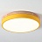 Светодиодные плоские потолочные светильники KIER WOOD 40 см  Желтый фото 12