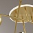 Потолочная люстра со светодиодными кольцами BALL черный 4 плафона фото 12