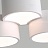 Накладной светодиодный светильник Drum 5 плафонов  Белый фото 9
