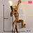 Настенный светильник Seletti Monkey Lamp Золотой B2 фото 4