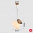 Серия светильников в виде комбинаций двух матовых плафонов разных форм и оттенков LINDIS A фото 19