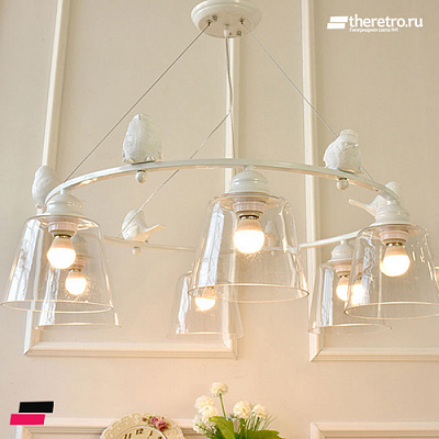 6X Antoine Laverdiere Sparrow Pendant Lamp 3 плафона  фото 6