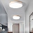 Светодиодные плоские потолочные светильники KIER WOOD 50 см  Серый фото 33