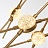 Минималистская светодиодная люстра в скандинавском стиле TRELLIS 12 плафонов Вертикаль фото 3